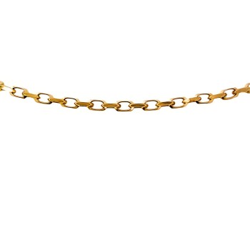 9ct Gold 3.9g 17 1/2 inch Belcher Chain